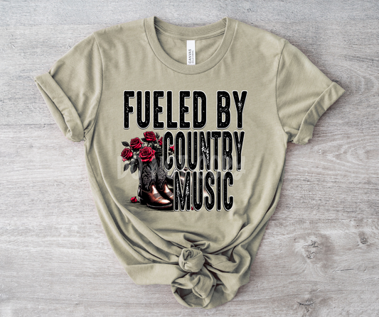 Fueled by country music-DTF