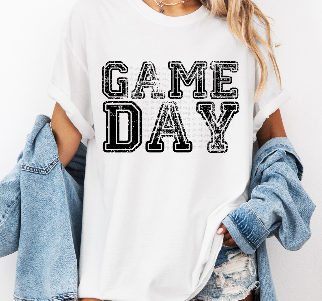 Game day black-DTF&UV