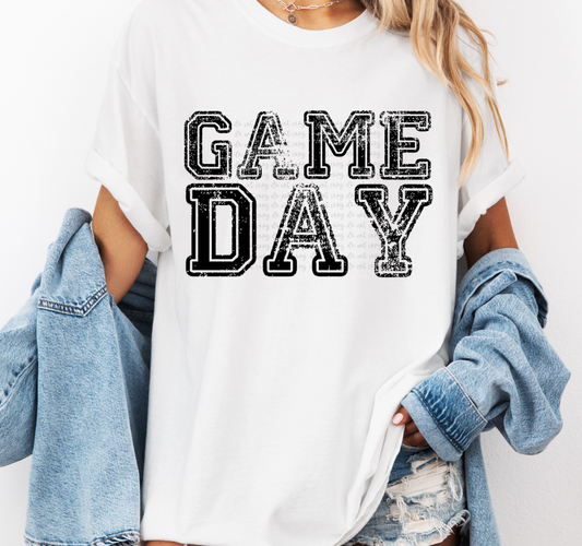 Game day black-DTF&UV