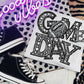 Game day Football faux sequin-DTF