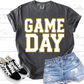 Game day white and gold-DTF&UV