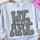 We are Checker MASCOT (dropdown)-DTF&UV