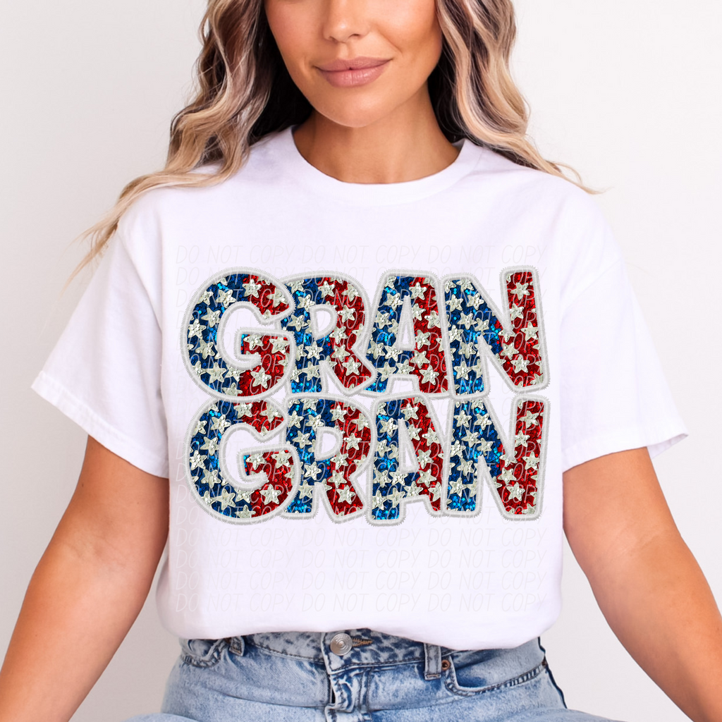 4TH of July Glitter Names(Dropdown)-DTF