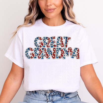 4TH of July Glitter Names(Dropdown)-DTF