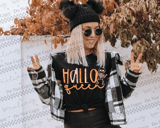 hallo queen -DTF&UV