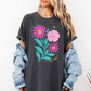 Happiness blooms from within pink flowers-DTF&UV