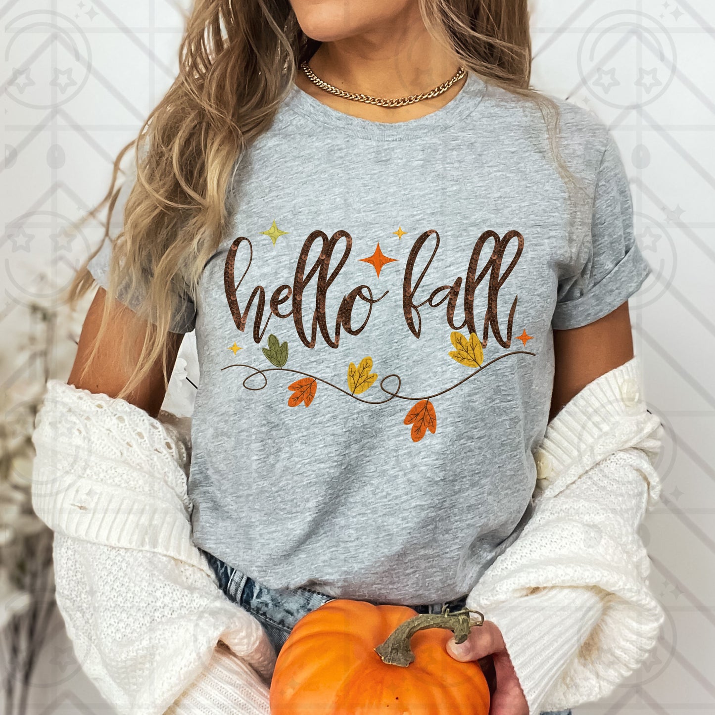 Hello Fall Scribble- DTF&UV