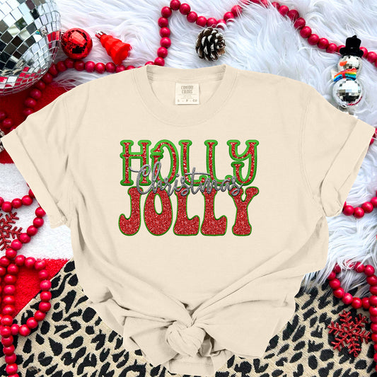 Holly Jolly Chritmas-DTF