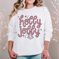 Holly Jolly pink grey-DTF
