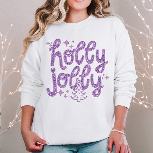 Holly Jolly purple-DTF