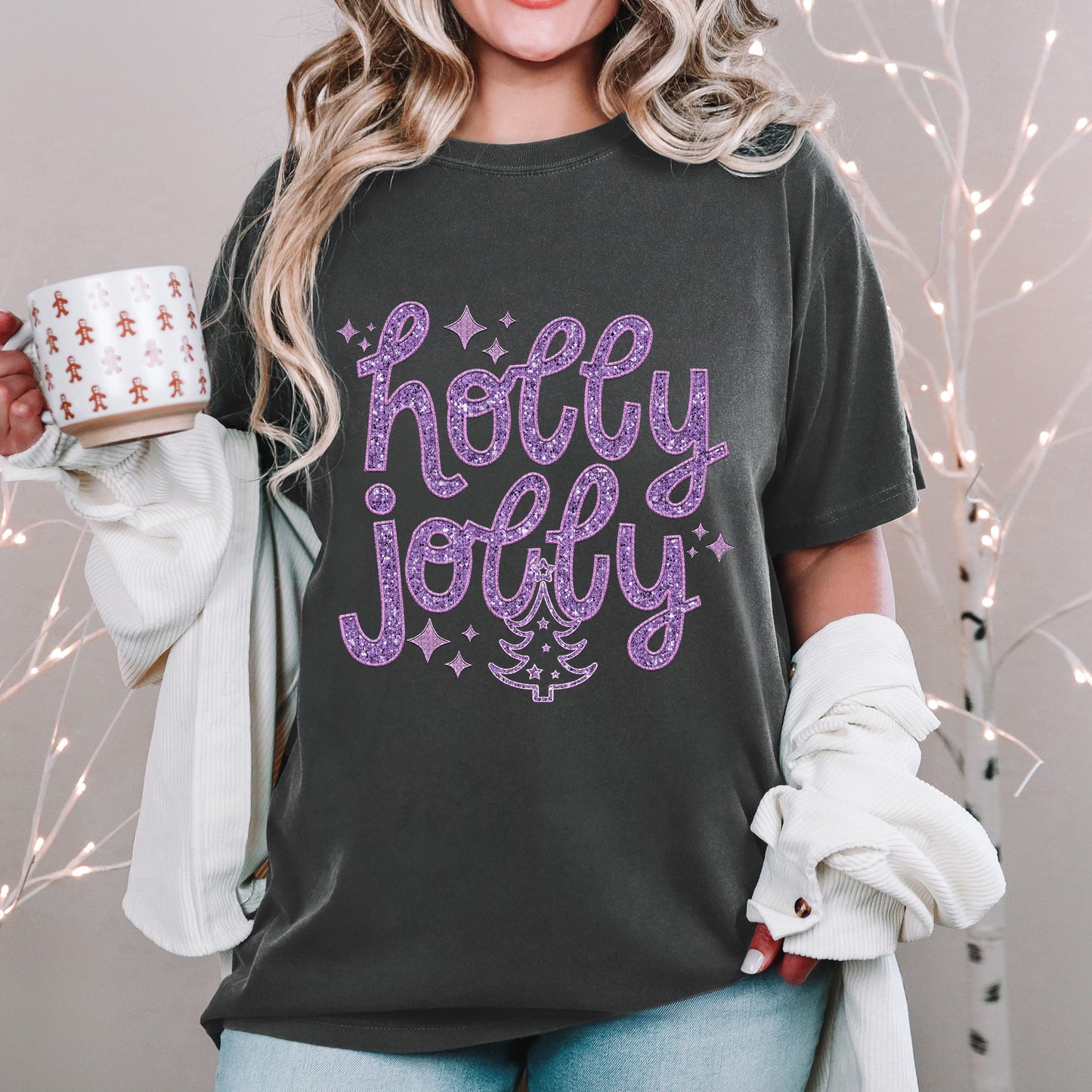 Holly Jolly purple-DTF