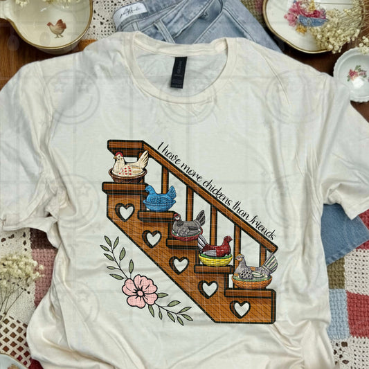 I have more chicken than friends-DTF&UV