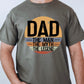 Dad the man circle-DTF