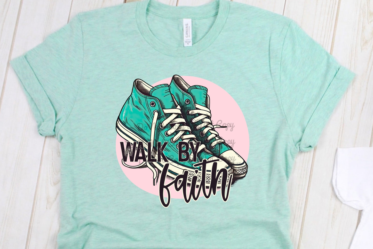 Walk by faith tennis shoes-DTF