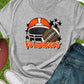 Volunteers football helmet orange-DTF