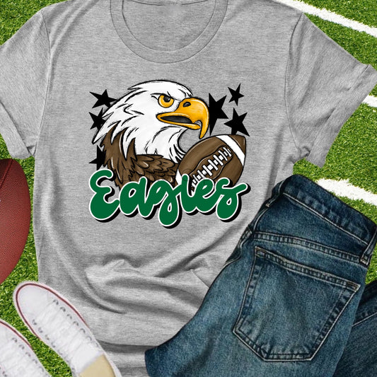 Eagles football green-DTF