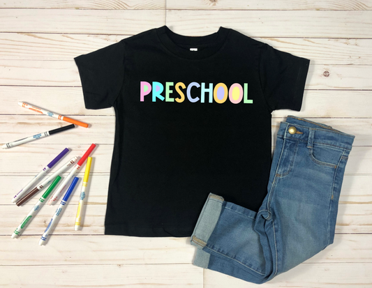 Preschool -pastel color-DTF