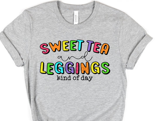Sweet tea and leggings kind of day-DTF