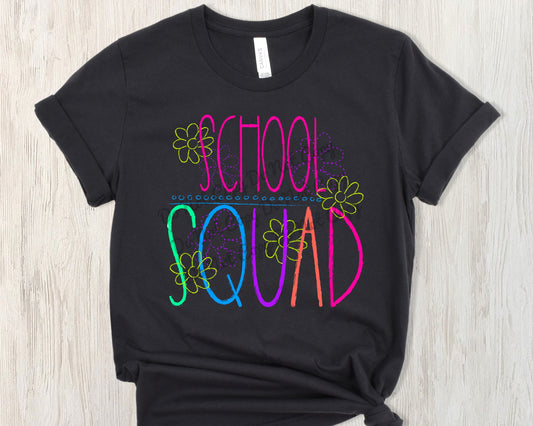 Chalkboard School squad-DTF