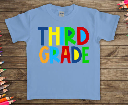 Third Grade -Primary color-DTF