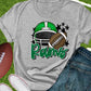 Rams football helmet green-DTF