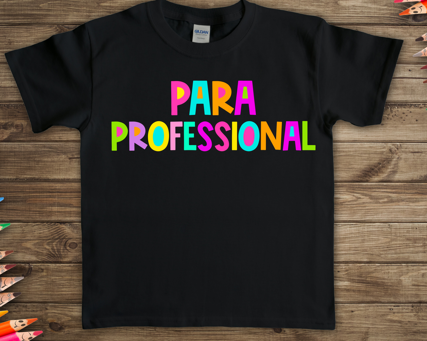 Paraprofessional- bright color-DTF