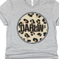 Darlin circle leopard-DTF