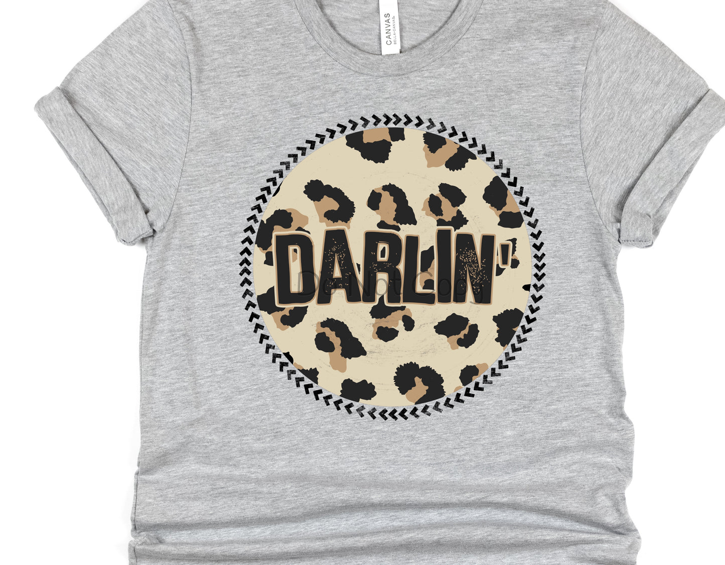 Darlin circle leopard-DTF