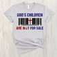 Gods Children are not for Sale(scan bar)-DTF