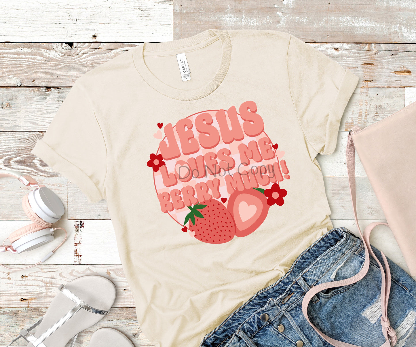 Jesus loves you berry much-DTF