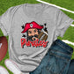 Pirates football red-DTF