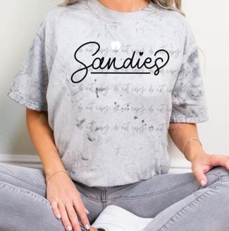 Hand lettered Sandies-DTF