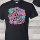 Floral peace sign- DTF