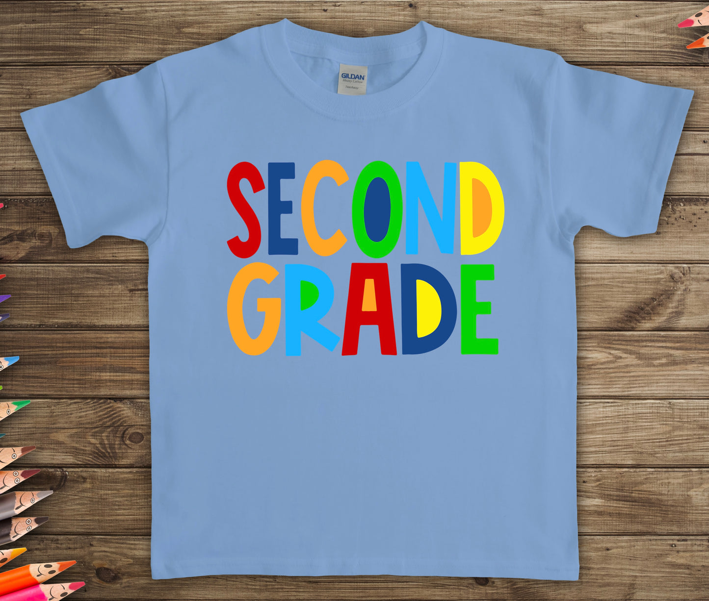 Second Grade -Primary color-DTF