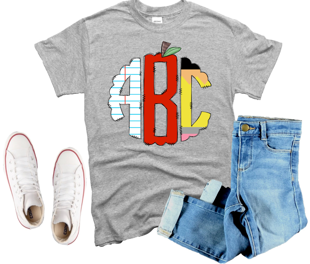 Custom School Monogram-DTF