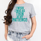I wish I was as thin as my patience teal-DTF