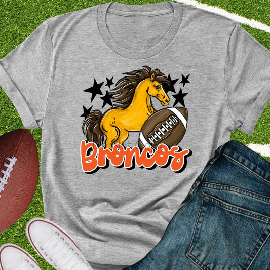 Broncos football oranges-DTF