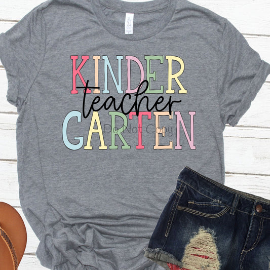 Kindergarten teacher-DTF