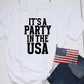 It’s a party in the USA black-DTF