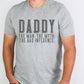 Daddy the man gray-DTF