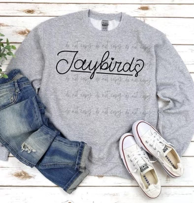 Hand lettered Jaybirds-DTF