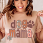 Dog Mama faux embroidery-DTF