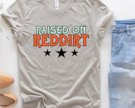 Raised on Reddirt stars-DTF