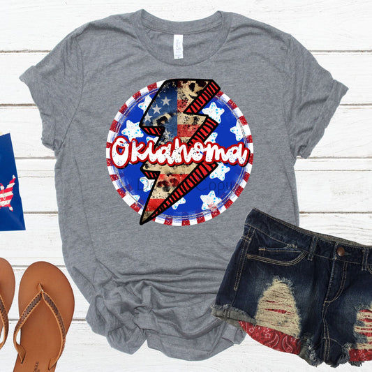 Patriotic Oklahoma-DTF