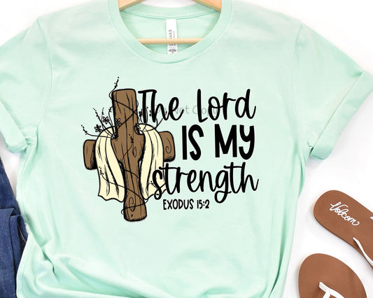 The Lord is my strength Exodus 15:2-DTF