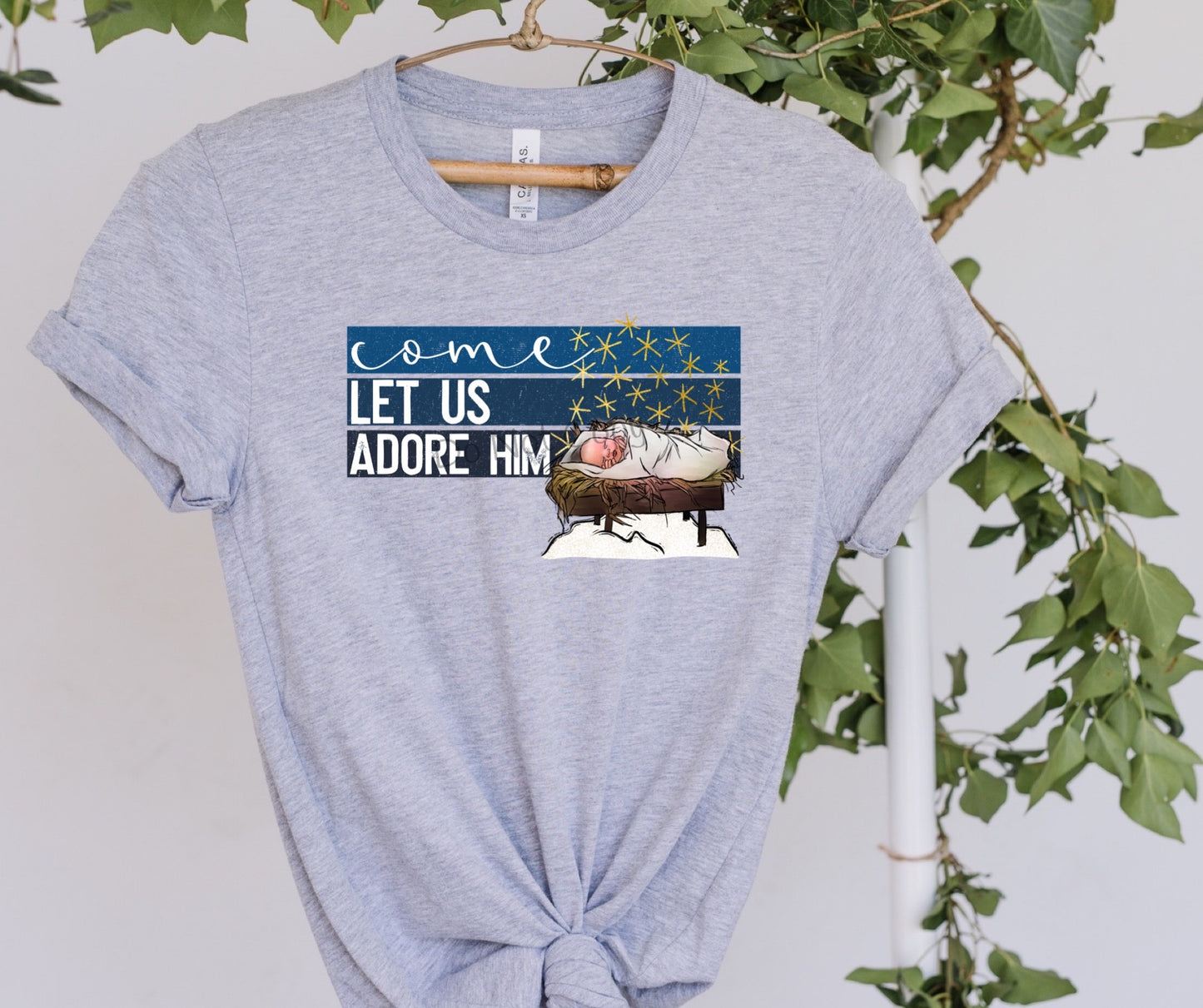 Come Let us adore him-DTF