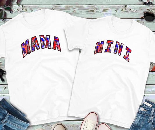 American mama faux embroidery-DTF