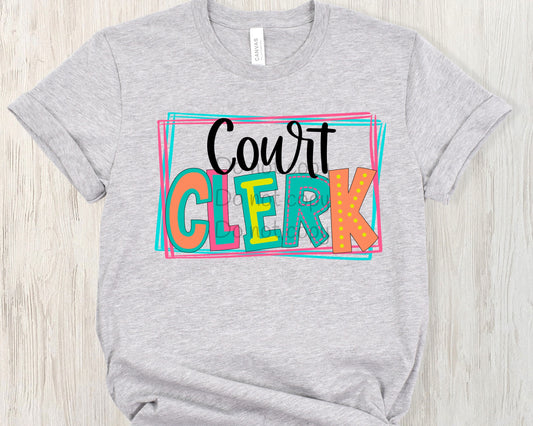 Court clerk-DTF