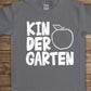 Kindergarten 3 lines apple white-DTF