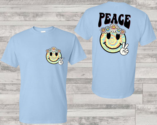 Peace smiley (POCKET)-DTF